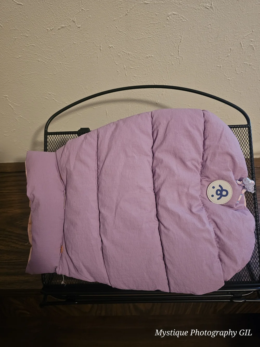 Dog Purple and Peach Quilted Pet Jacket